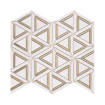 โมเสคหินอ่อน TIMELESS TILES รุ่น GRACE 35X31 ซม. สีขาว_0